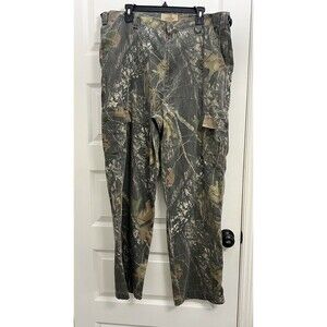 Vintage No Trace Mossy Oak Camo Cargo Pants Men’s Size XL Adjustable Waist 42x33